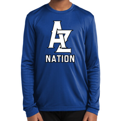 Youth Long Sleeve Drifit Shirt - AZ Thumbnail